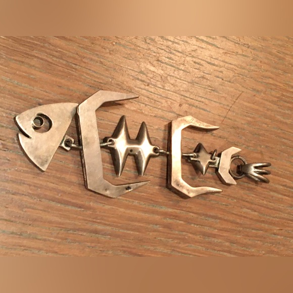 Silver 925 Taxco Mx VINTAGE Pendant 50’s 60’s - Picture 2 of 8